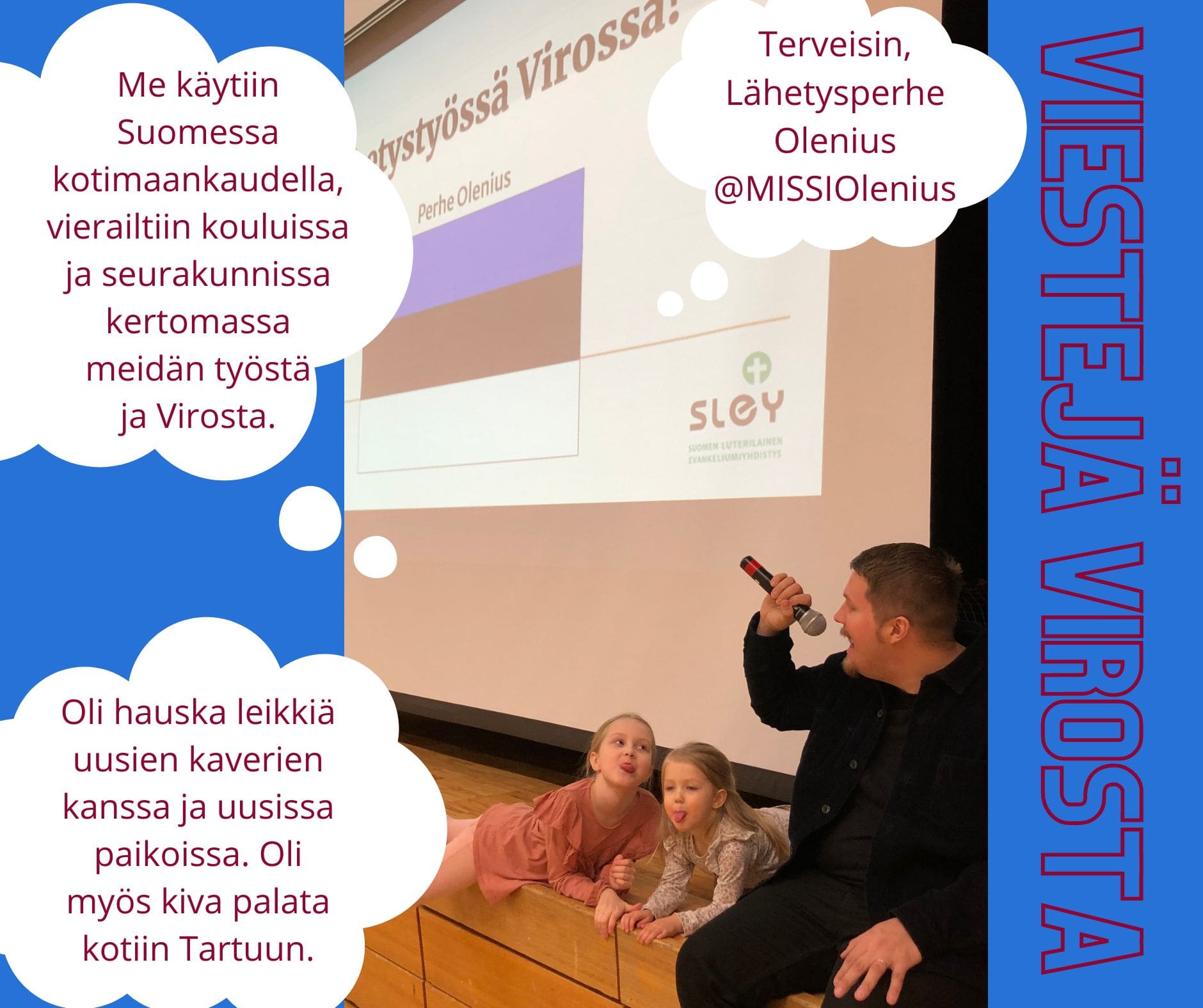 Featured image for “Viestejä Virosta lapsilta lapsille”