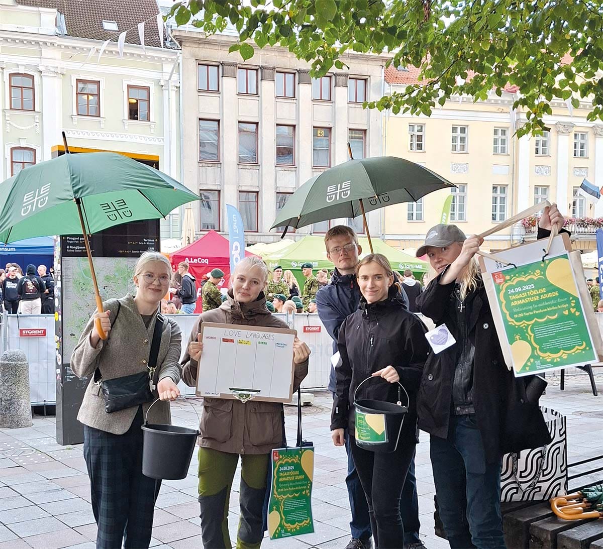 Featured image for “EO:n aktiolaiset veivät toivoa Tarttoon ”