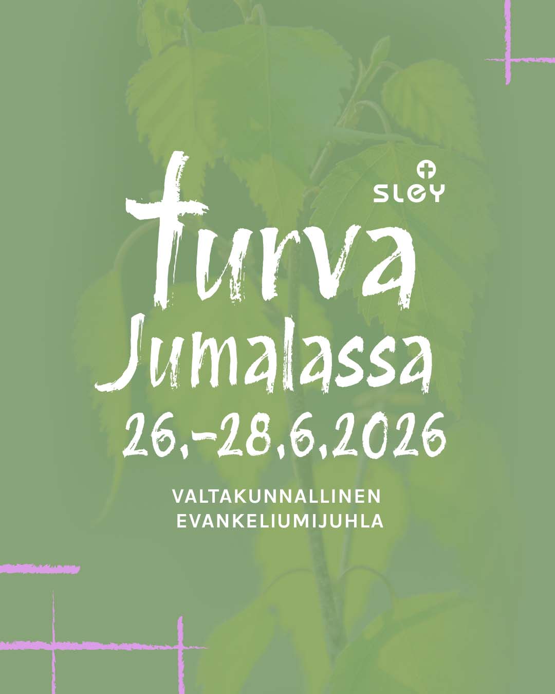 Kuvassa on Evankeliumijuhlan 2026 mainos